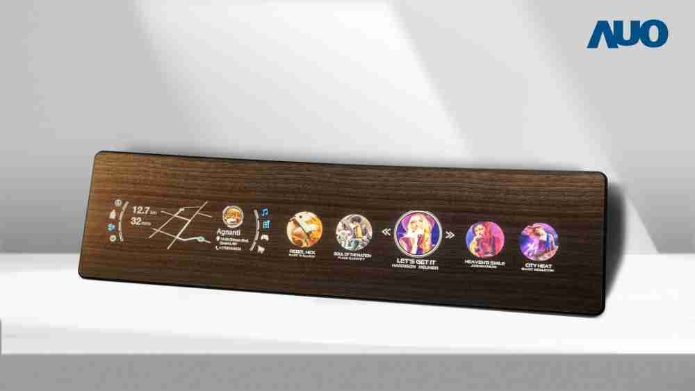 MG电玩研发全球最高穿透度达80%的AmLED木纹显示器，，，，可于使用时呈现高亮度、、、清晰可见的信息，，，，并在不使用时回归为单纯的饰板，，，节能兼具美观